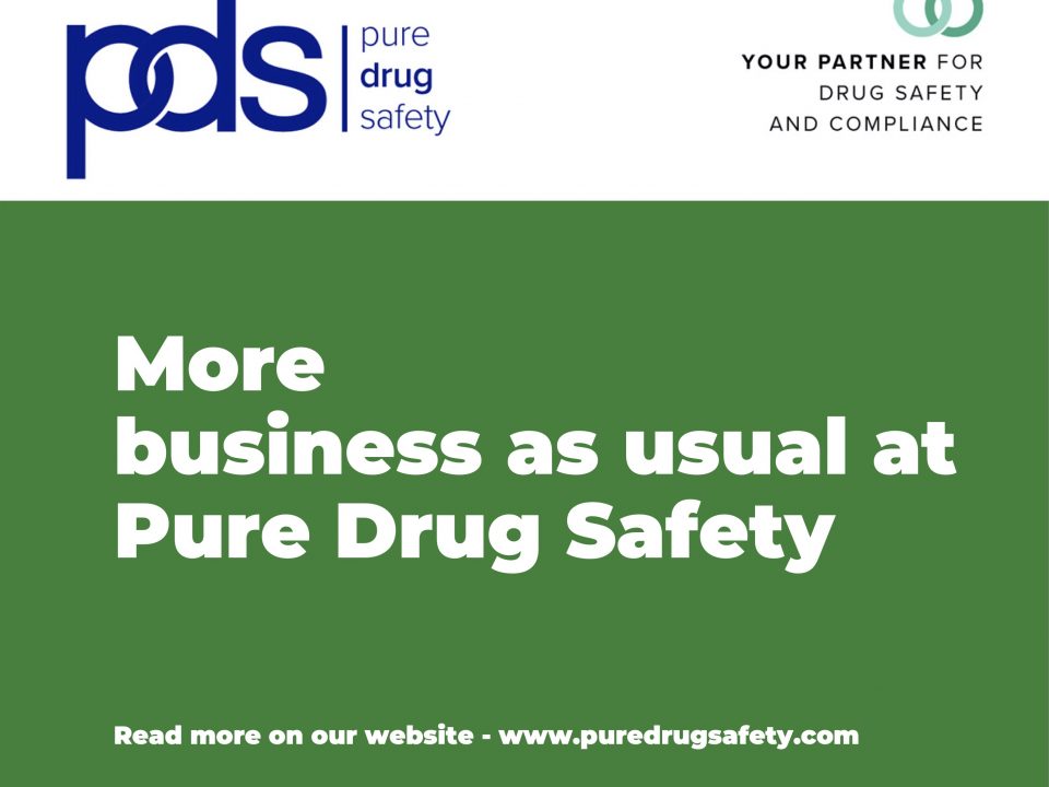 Business as usual at Pure Drug Safety despite the continuing coronavirus pandemic